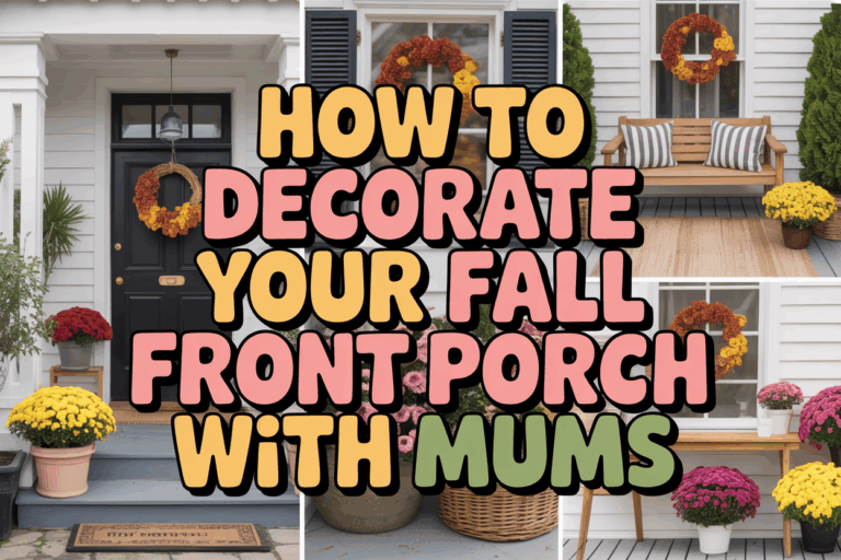 20 Creative Ways to Decorate Your Fall Front Porch with Mums
