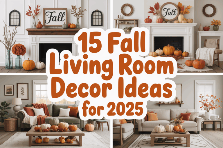 15 Cozy Fall Living Room Decor Ideas to Transform Your Space