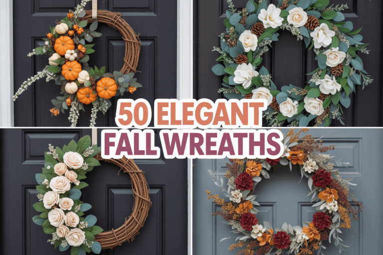 50 Elegant Fall Wreaths for a Timeless Autumn Welcome