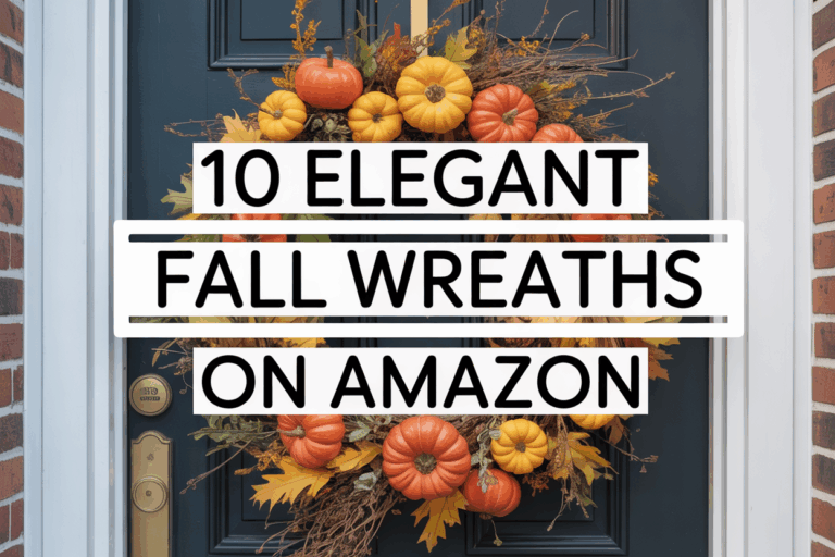 10 Elegant Fall Wreaths for Your Front Door to Enhance Seasonal Curb Appeal