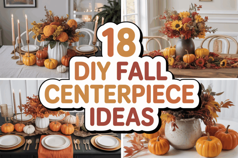 18 Stunning DIY Fall Centerpiece Ideas to Elevate Your Decor