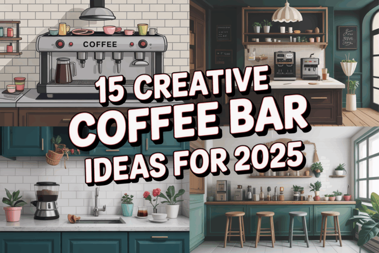 15 Creative Ideas to Decorate Your Coffee Bar