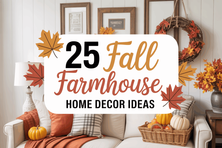 25 Fall Farmhouse Home Decor Ideas to Transform Your Space This Season