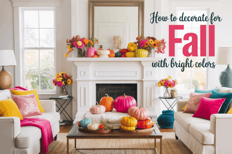 How to Decorate for Fall with Bright Colors: 60 Chic & Cheerful Ideas for Every Room