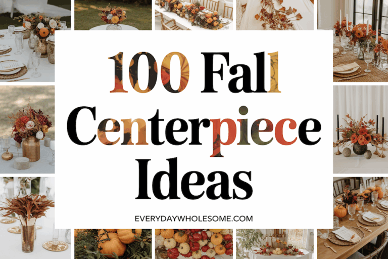100 Elegant Fall Centerpiece Ideas for Wedding Dining Tables and Parties