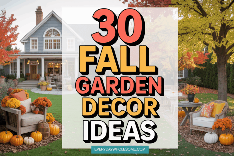 30 Fall Garden Decor Ideas to Celebrate the Season Outdoors