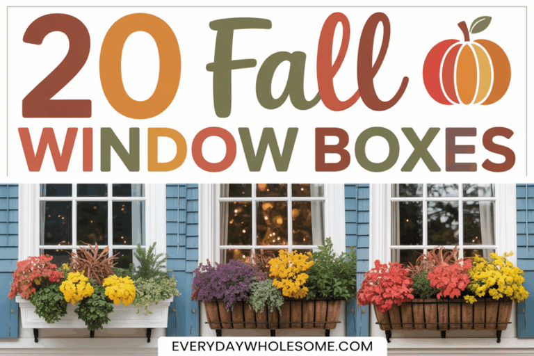 20 Fall Window Boxes Ideas to Elevate Your Seasonal Decor