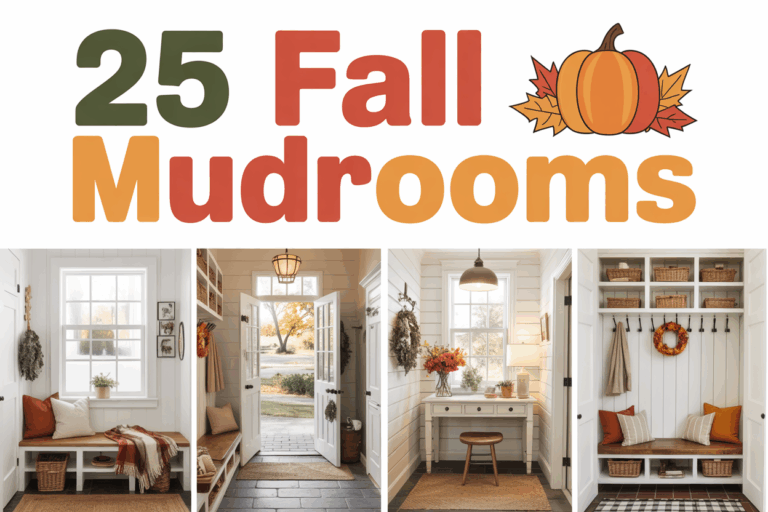 How to Style Your Mudroom for Fall – 25 Cozy & Practical Ideas