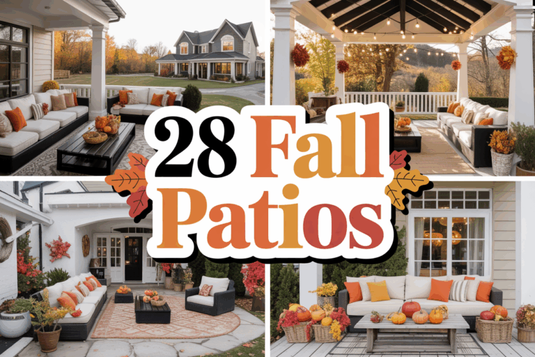 28 Fall Patio Decorating Ideas to Welcome Autumn in Style