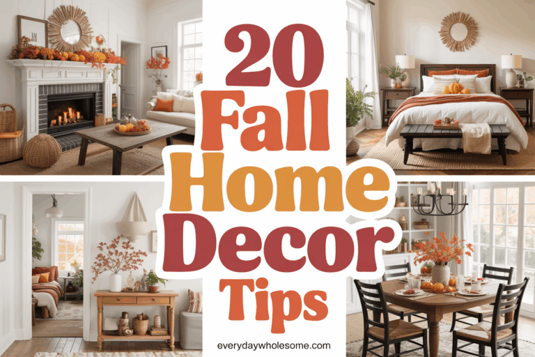 20 Fall Home Decor Tips To Refresh Your Space With Seasonal Style