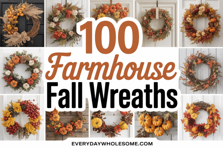 100+ Fall Wreaths for Your Front Door –  Elegant Hydrangea, Pumpkin, and Eucalyptus Picks