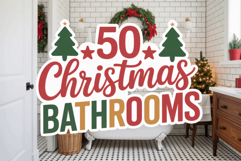 How to Decorate a Bathroom for Christmas: 50 Festive Ideas for Powder Rooms, Guest Baths & Master Bathrooms