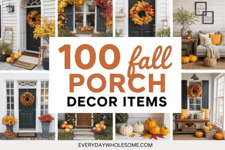 100 Fall Porch Decor Ideas for a Cozy, Welcoming Front Door