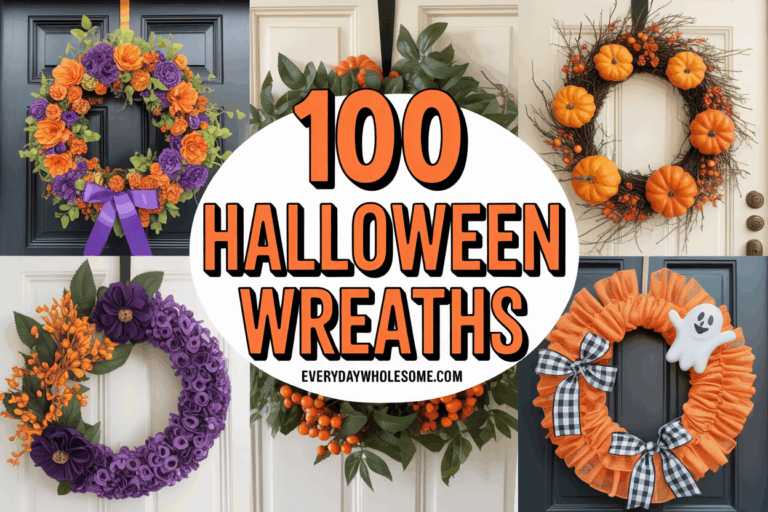 100 Spooky-Cute Halloween Wreaths to Haunt Your Entry