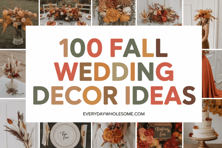 100 Fall Wedding Ideas: Rustic Decor, Cozy Colors, and Elegant Seasonal Details