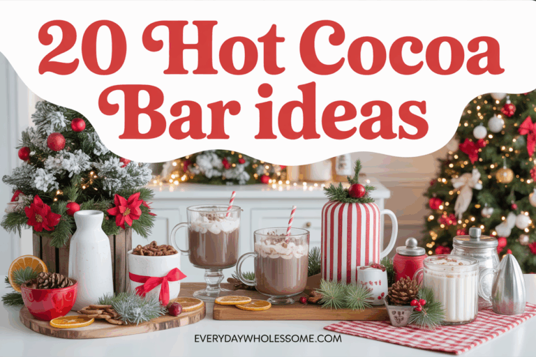 20 Hot Cocoa Bar Ideas for Creating the Perfect Cozy Beverage Station