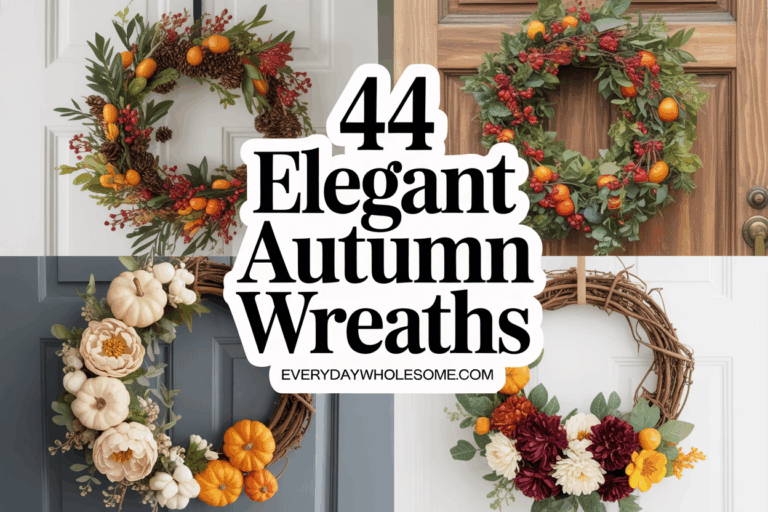 44 Elegant Autumn Wreaths to Add Seasonal Charm to Your Home