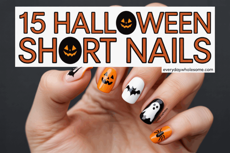 15 Halloween Short Nails Ideas for Stylish and Easy Festive Looks