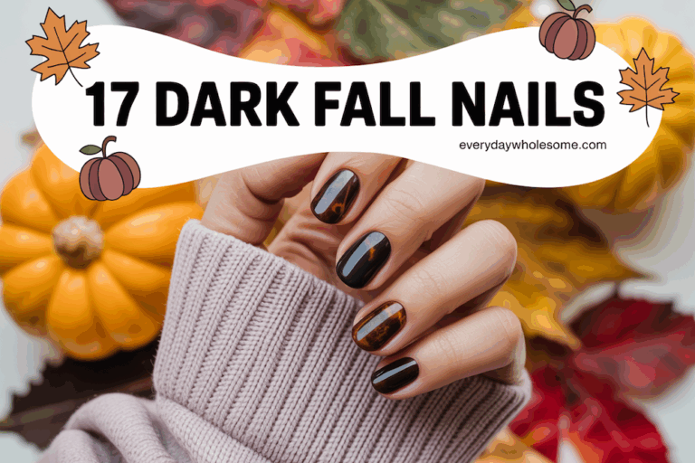 17 Dark Fall Nails Ideas For Sophisticated Seasonal Style