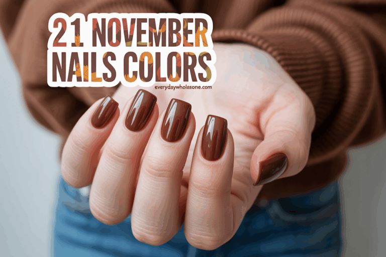 21 November Nails Colors Ideas For Stunning Fall Manicures
