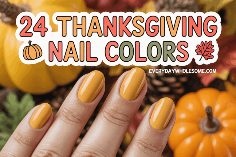 24 Thanksgiving Nail Color Ideas to Try This Year