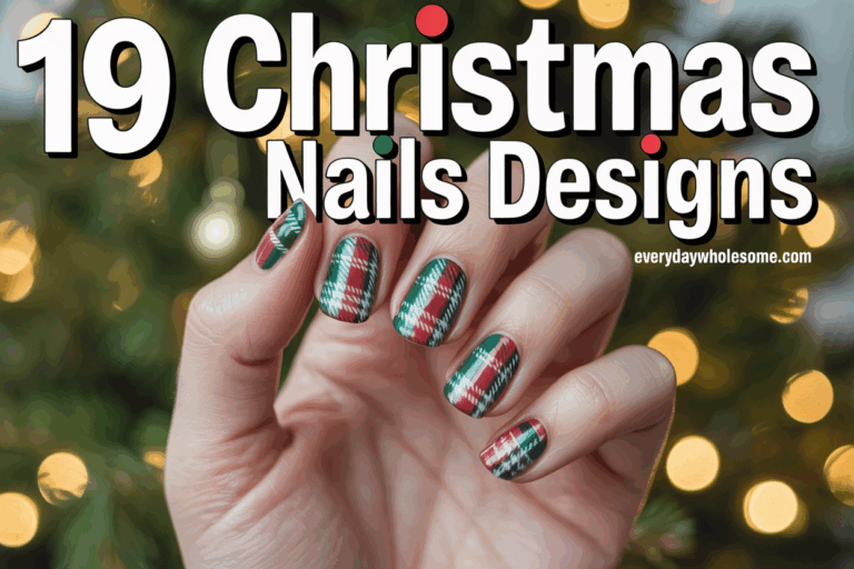 19 Christmas Nails Designs To Elevate Your Holiday Style