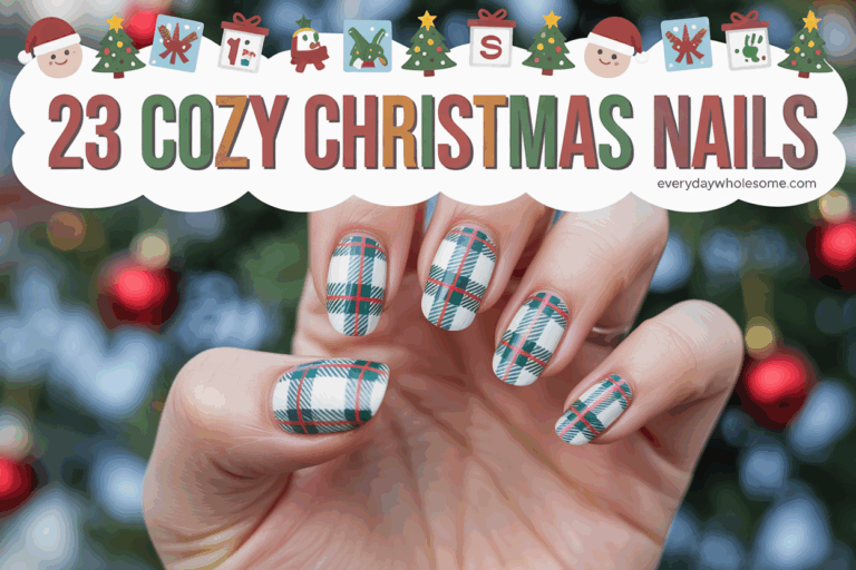 23 Cozy Christmas Nails Ideas for a Festive Holiday Look