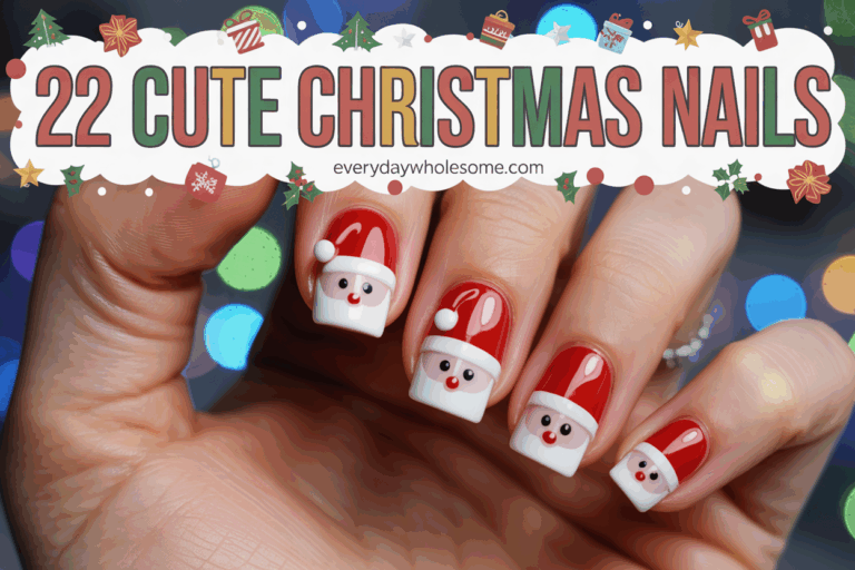 22 Cute Christmas Nails Ideas for Festive and Stylish Holiday Looks