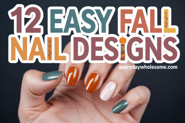 12 Easy Fall Nail Designs You Can DIY
