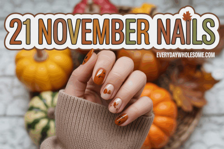 21 November Nails Ideas Perfect for Fall and Festive Looks