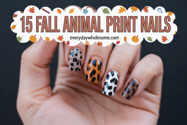 15 Fall Animal Print Nails Ideas To Elevate Your Seasonal Style
