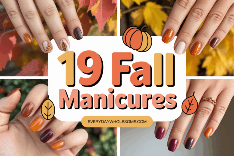 19 Fall Manicure Ideas To Elevate Your Seasonal Nail Style