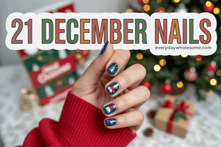 21 December Nail Ideas, Colors Designs for Stylish Winter Trends