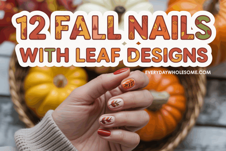 12 Fall Nails Leaf Design Ideas To Elevate Your Seasonal Style
