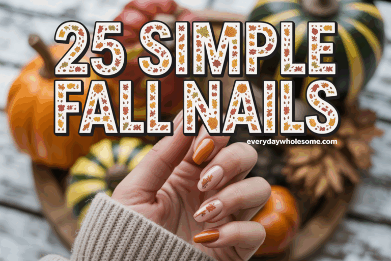 25 Simple Fall Nail Designs to Try This Season