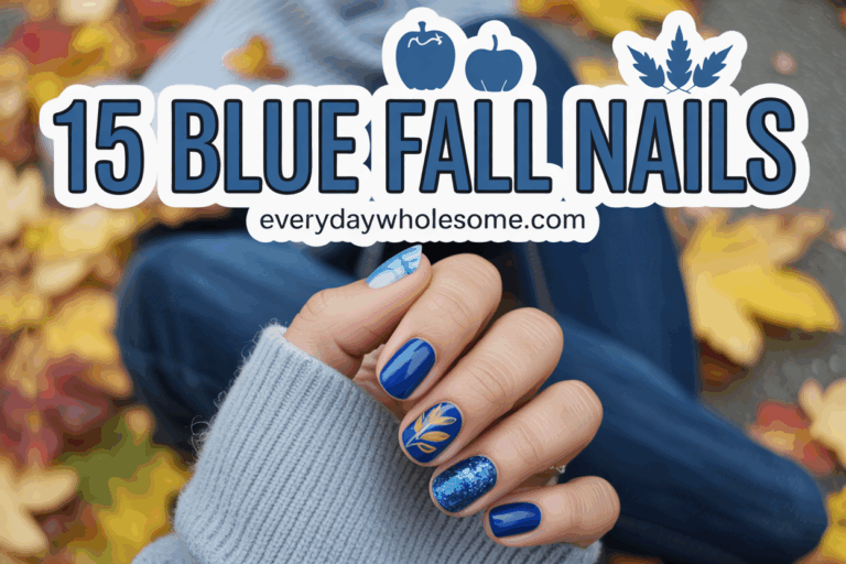 15 Blue Fall Nails Ideas To Elevate Your Seasonal Style