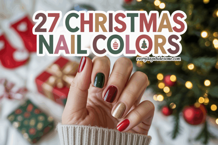 27 Christmas Nail Colors for a Festive and Stylish Holiday Look