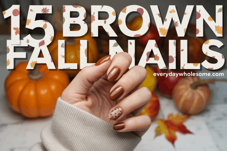 15 Brown Fall Nails Ideas to Elevate Your Seasonal Manicure
