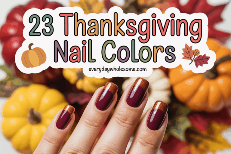 23 Thanksgiving Nail Colors Ideas for Elegant Fall Manicures