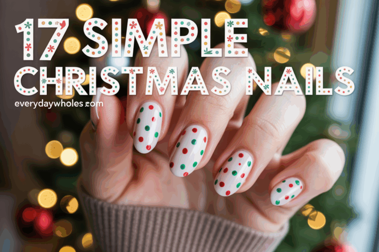17 Simple Ideas for Christmas Nails To Elevate Your Holiday Style