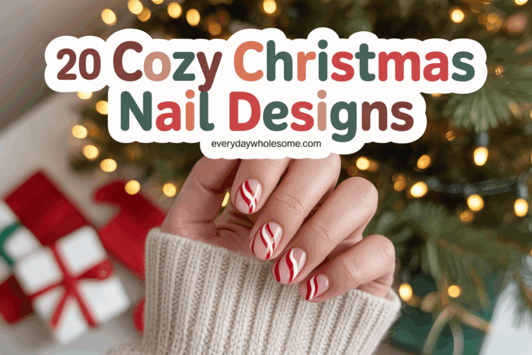 20 Cozy Christmas Nail Designs To Elevate Your Holiday Style