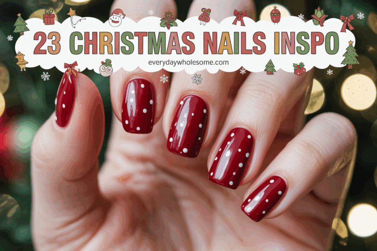 23 Christmas Nails Inspo Ideas for Festive and Stylish Holiday Looks