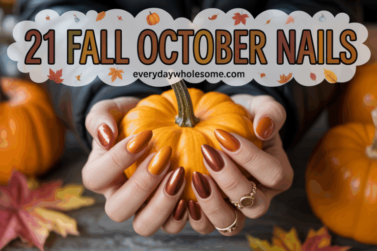 21 Fall October Nails Ideas To Elevate Your Seasonal Style