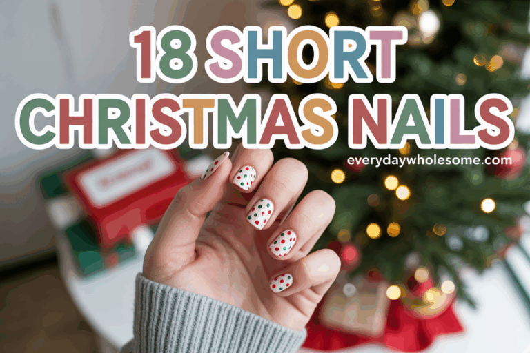18 Short Christmas Nails All Short Length Nails Perfect for Festive Style