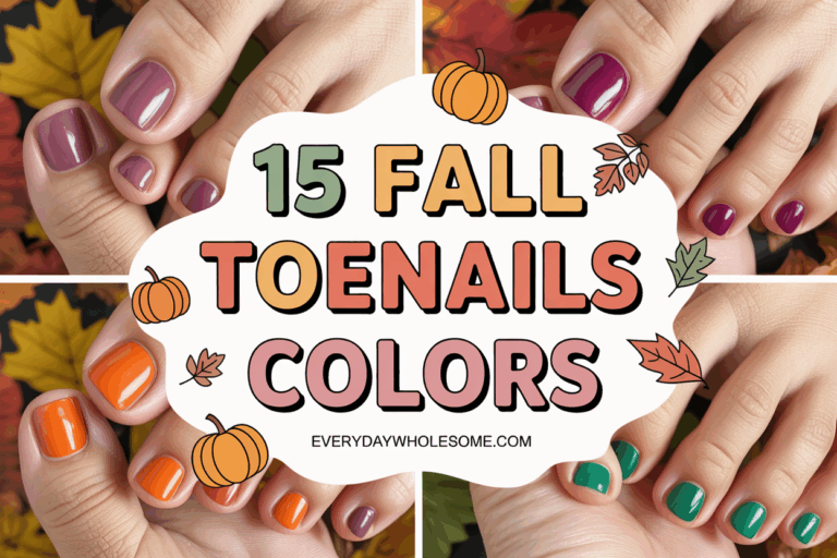 15 Fall Toenail Colors for Pedicures to Elevate Your Seasonal Style