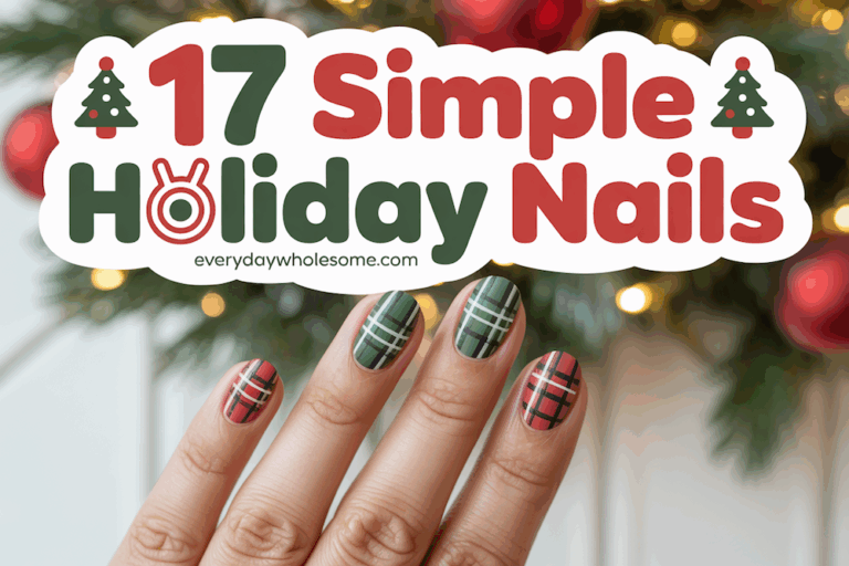 17 Simple Holiday Nails To Elevate Your Festive Style This Season
