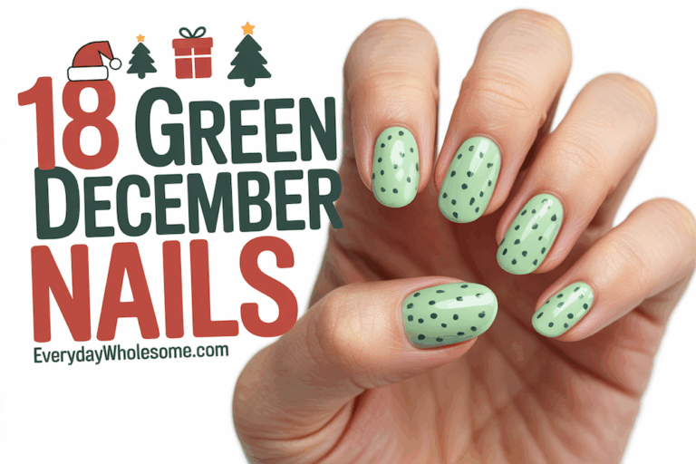 18 Green December Nails Ideas for Festive and Stylish Looks