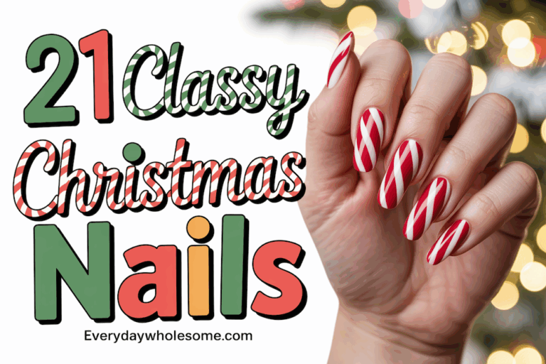 21 Classy Christmas Nails Ideas to Elevate Your Holiday Look