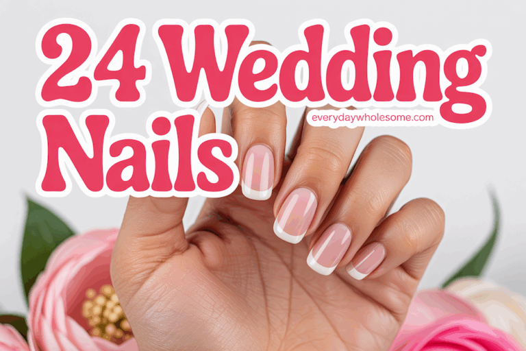 24 Wedding Nails Ideas For Elegant And Timeless Bridal Looks