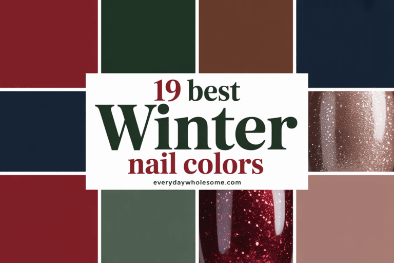 19 Best Winter Nail Colors Ideas for Stylish and Festive Looks